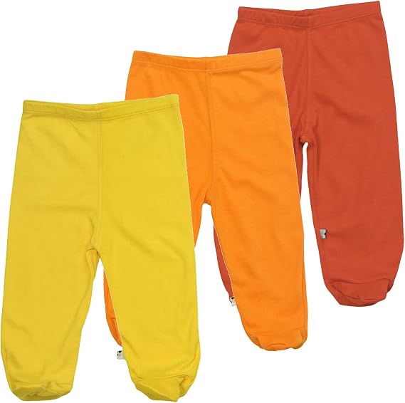 Babysoy Baby Essential 3-Piece Footie Pants Set