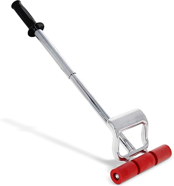 DCT Heavy-Duty Flooring Seam Press Roller, Extendable from 17in to 27in Laminate, Vinyl, Carpet, Tile, Linoleum Floor