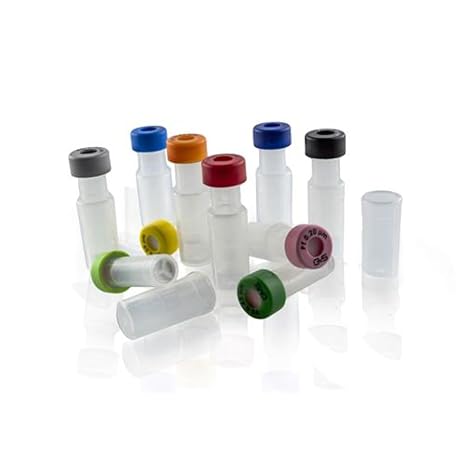 GVS MV32ANPPT004CC01 SEPARA Syringeless Filter Vial, 0.45 m, Red, PTFE (Pack of 100)