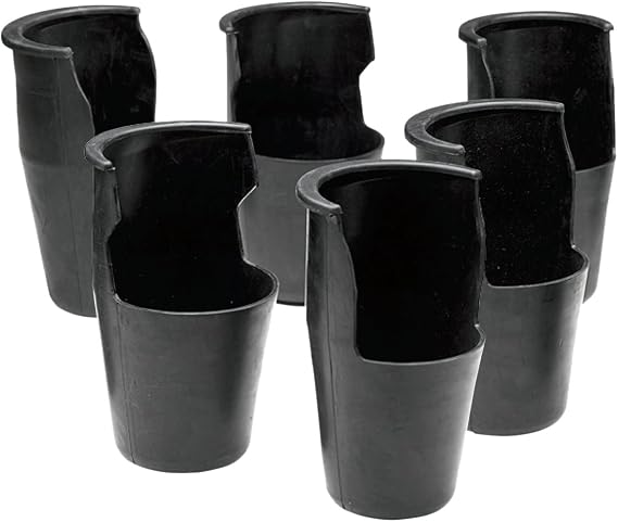 Pro Series 5122-H Replacement Pool Table Pockets (Set of 6), Heavy Duty, Black