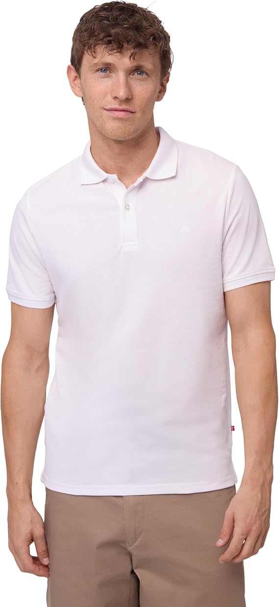 DANISH ENDURANCE Polo Shirt for Men, Organic Cotton, 1 & 2-Pack