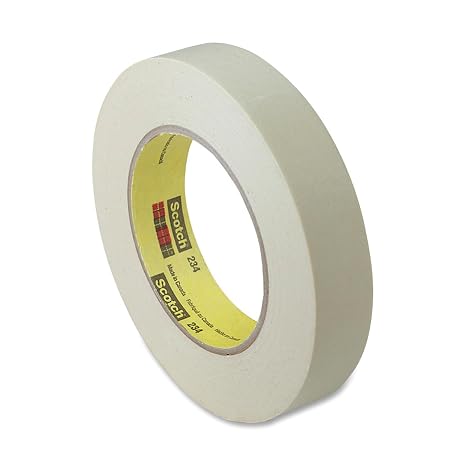 3M General Purpose Masking Tape 234, Tan, 24 mm x 55 m (0.94 in x 60.14 yd) | 5.9 mil, Tan, 9 Rolls per Pack