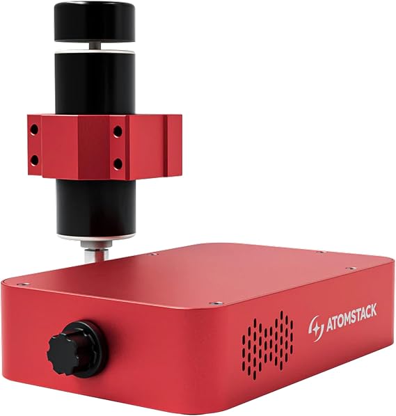 AtomStack CNC 500W Spindle Kit High-Power Brushless Motor Upgrade for AtomStack C4 Pro, High-Speed Precision Cutting & Carving Add-On - Woodworking Acrylics Metal