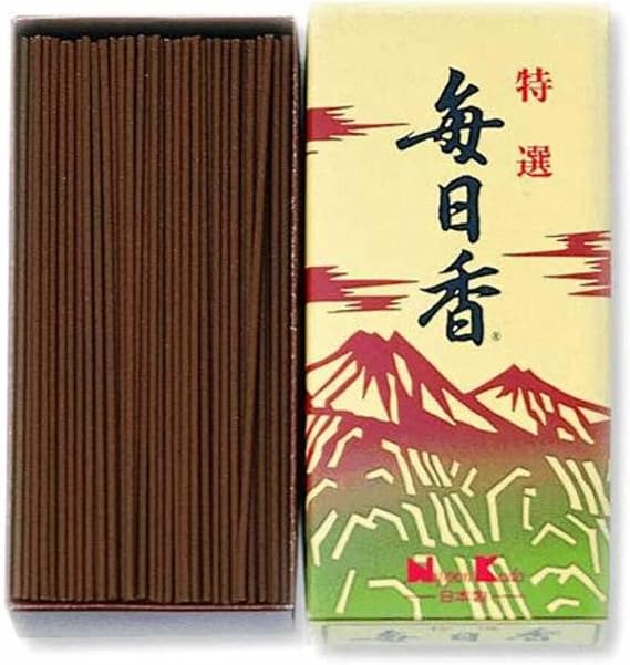 MAINICHI-KOH Kyara Deluxe 300 Sticks by NIPPON KODO, Japanese Quality Incense Since 1575