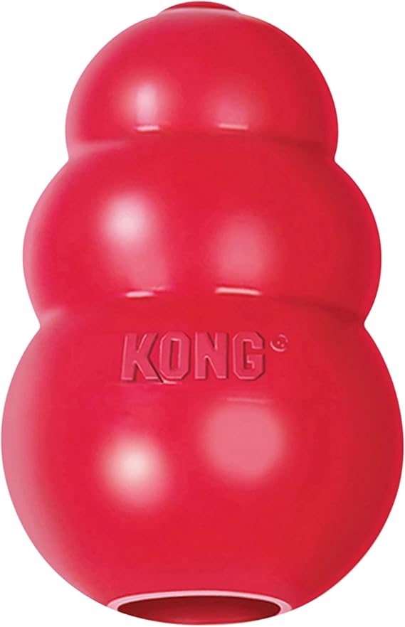 KONG Classic Stuffable Dog Toy, Natural Rubber Chew, for Extra Small Dogs