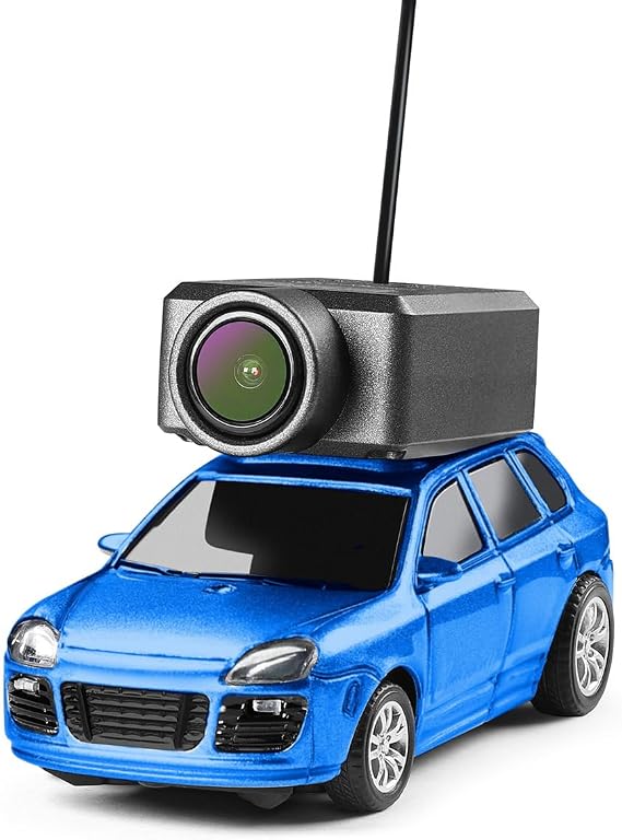 WL 1/64 FPV RC Mini Car, 3 Speed Modes, APP-Controlled Fully Proportional RC Car with HD FPV Camera, LED Lights and Suspension System (RTR Version)