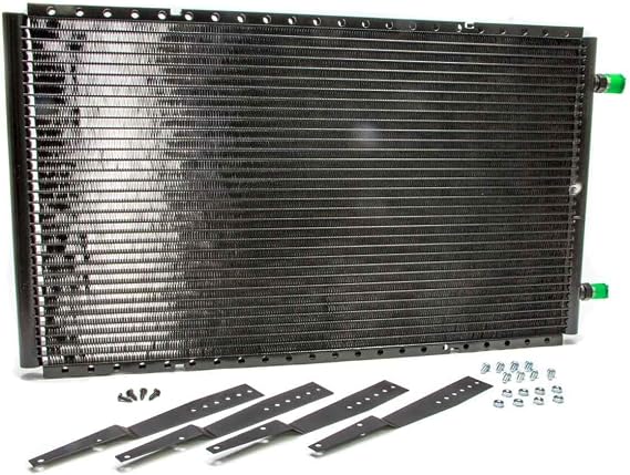Vintage Air 03263-VUC Horizontal SuperFlow Air Conditioning Condenser with Bracket