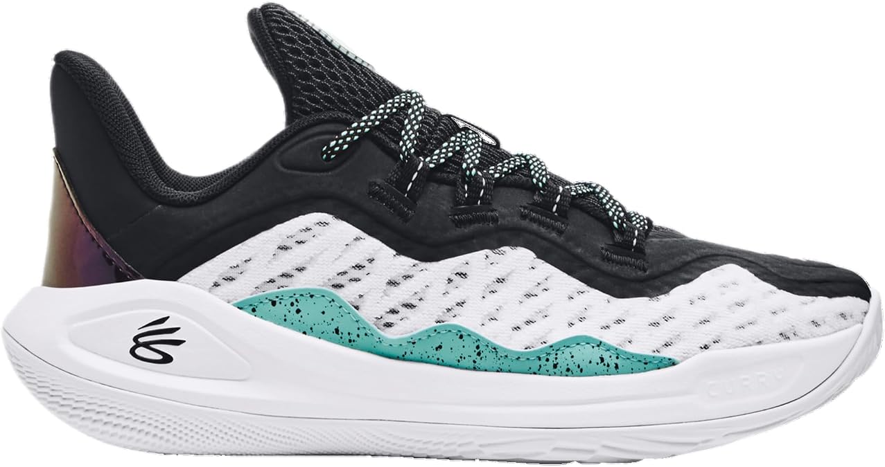 Under Armour Curry 11 Future - Boys' Grade School (White/Black/Blue)