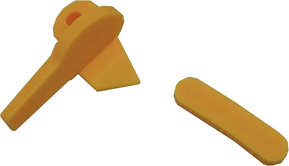 Tire Changer Plastic Insert, Tire Machine Guard, Wheel Rim Edge Protector for Mount Duck Head, Nylon Tyre Demount Fitting Head Part, Front (Upper) + Rear (Lower) Insert Kit, 6 Pairs (12 PCS), 02YCL