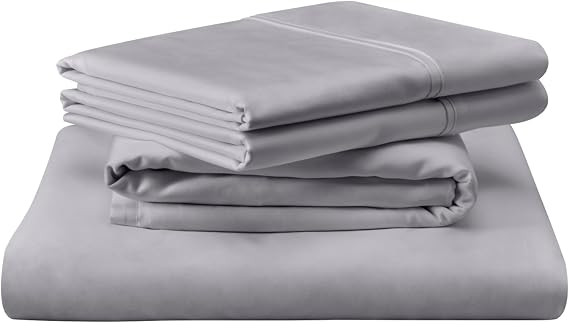 TEMPUR Luxe Egyptian Cotton Sheet Set Cool Gray - King