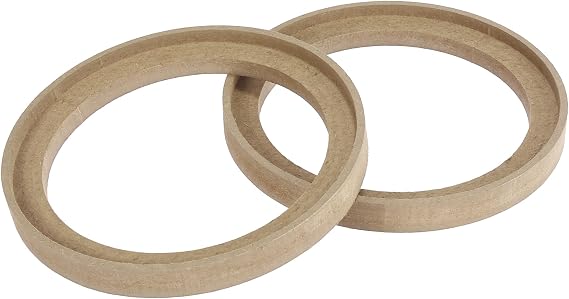 X AUTOHAUX 2Pcs Car Speaker Spacer Ring for 6.5 Inch Speakers