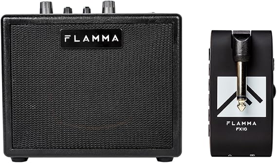 FLAMMA Electric Guitar Headphone Amp with Portable Guitar Practice Amp