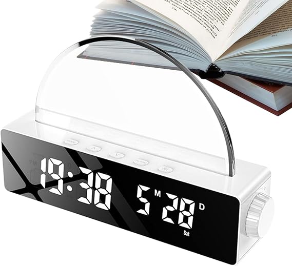 Kids Alarm Clock Sunrise, Wake-up Light Sunrise Alarm Clock, Alarm Clock Speaker Wake-up Light Alarm Clock | Smart Alarm Clock, Bedroom Alarm Clock, Multicolor Display for Deep Sleeper,
