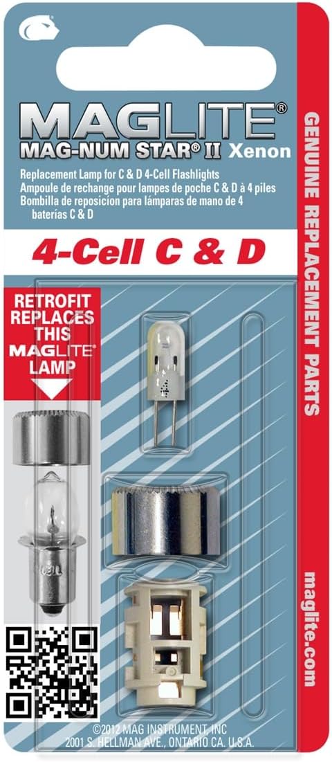 Mag LMXA401 4 Cell Krypton Flashlight Replacement Bulb