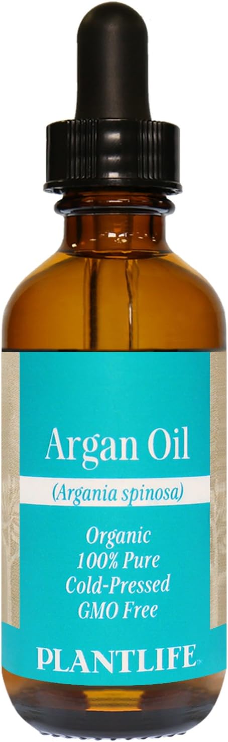 Plantlife Argan Carrier Oil, 100% Pure, Skin & Hair Care, 2 oz