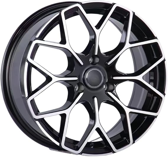 15 16 17 Inch Staggered Alloy Wheel Rims 3x112 & 4x100 PCD Gloss Black - Compatible with Smart Fortwo 451 453, Mercedes-Benz Bbs(4x100,15in.)