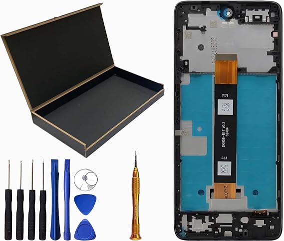 LCD Screen Display Touch Digitizer Assembly Frame Replacement for TCL 50 XE 5G LCD Screen 50XE LCD Screen T614SP 6.56"