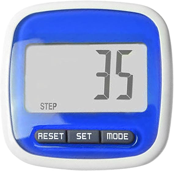 Pedometer for Walking Easy to Read Accurate Pedometers for Steps Portable Simple Step Counter Multi-uses Step with Large Display and Clip for Men Women and Kids