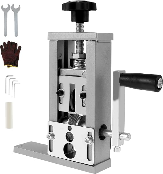 Wire Stripping Machine, Manual Scrap Wire Stripper, Copper Wire Stripper Tool, Cable Stripper Machine, Wire Peeler Machine, Hand Crank Cable Stripper Cable Stripper Tool for 1-25mm Wire Cable