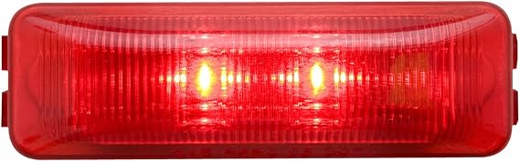 Optronics 2-Diode Fleet Count Red Thinline LED Clearance Marker Trailer Light