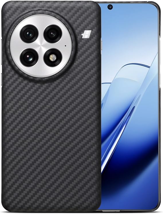 Ultra Thin Aramid Carbon Fiber Case for Oneplus 13 For Oneplus 13 Black