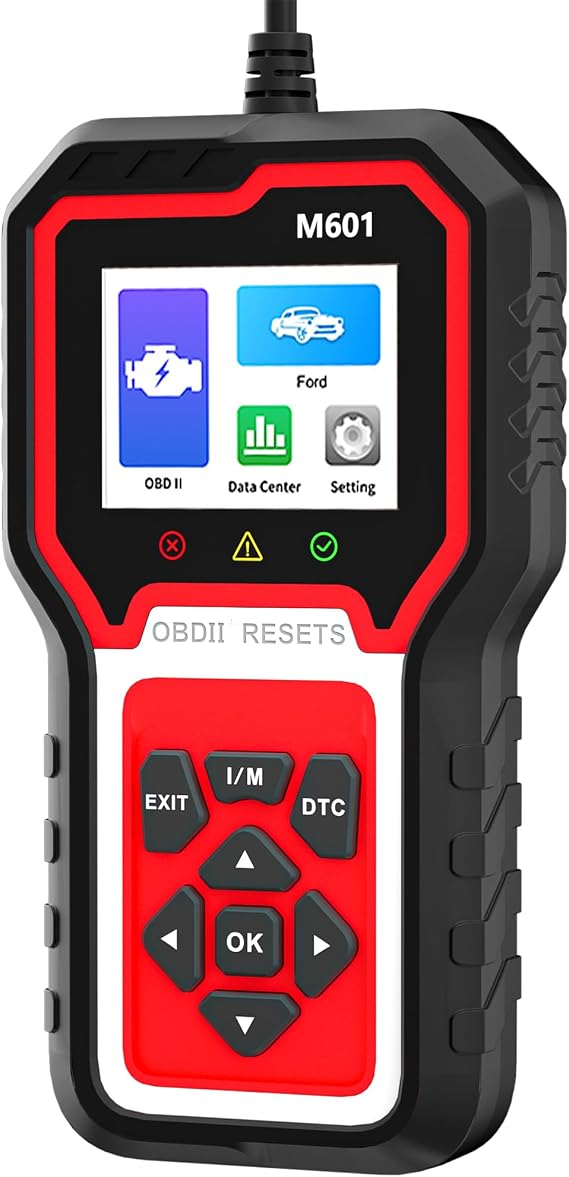 M601 OBD2 Scanner for BMW Code Reader, Multi-System Diagnostic Scan Tool for Engine, I/M Readiness, Transmission, ABS, SRS, Body, Chasis, Speaker System & More