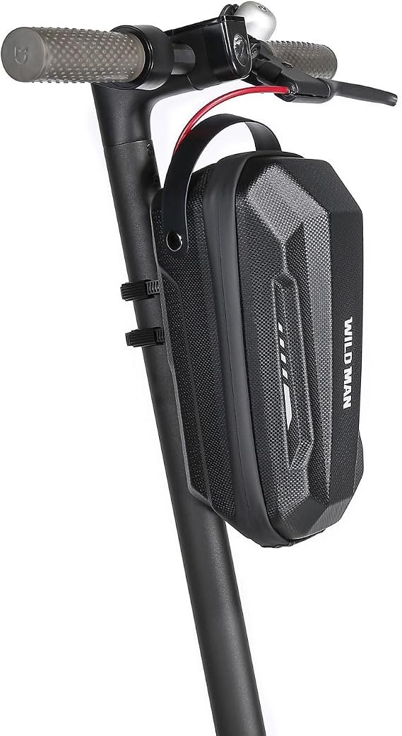 Scooter Storage Bag, Waterproof Scooters Handlebar EVA Hard Shell Bike Front Bag for Carrying Charger Tools Repair Tools