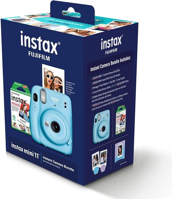 Fujifilm Instax Mini 11 2021 Bundle - Blue