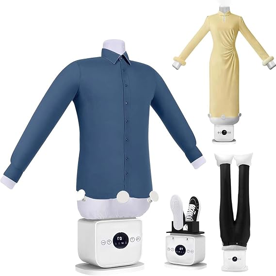 Automatic Inflatable Ironing Machine, 360° No Blind Spots Smart Garment Steamer for Home Use, Fast Drying with Aromatherapy