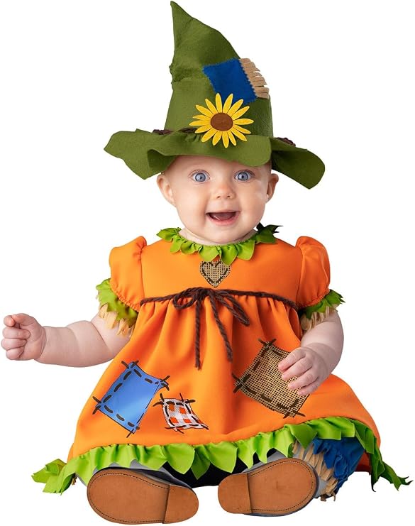 InCharacter Cute Scarecrow Infant Costume