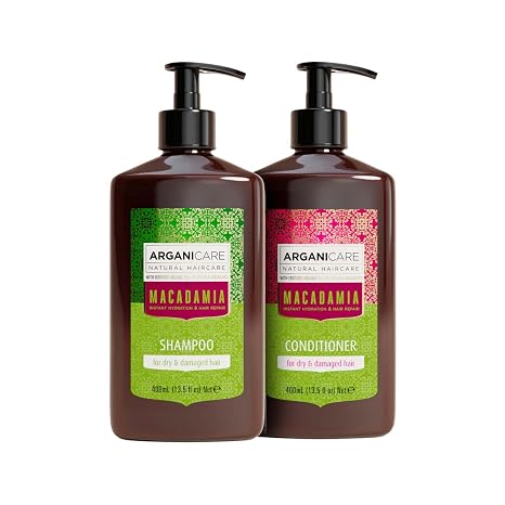 ArganiCARE Hair Care Kit 2 Pieces Set Routine Réparatrice - Argan & Macadamia