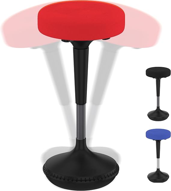 Wobble Stool Standing Desk, Flexible Seating Adjustable Office Ergonomic Seating, Wobble Stools for Alternative Classroom Seating, Active ADHD Chair, Wiggle Chairs