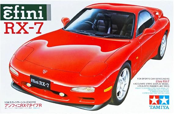 Tamiya 1/24 Efini RX-7 Plastik Araba Maket Kiti