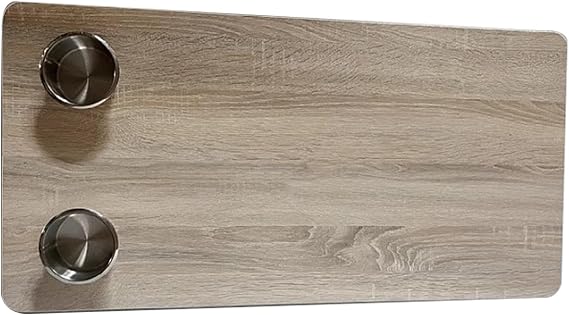 RV Table Top Replacement, Boat Table Top, Removable Rectangle Tabletop, Wooden Table Top, for RV Camper Caravan and Yacht(Gray)