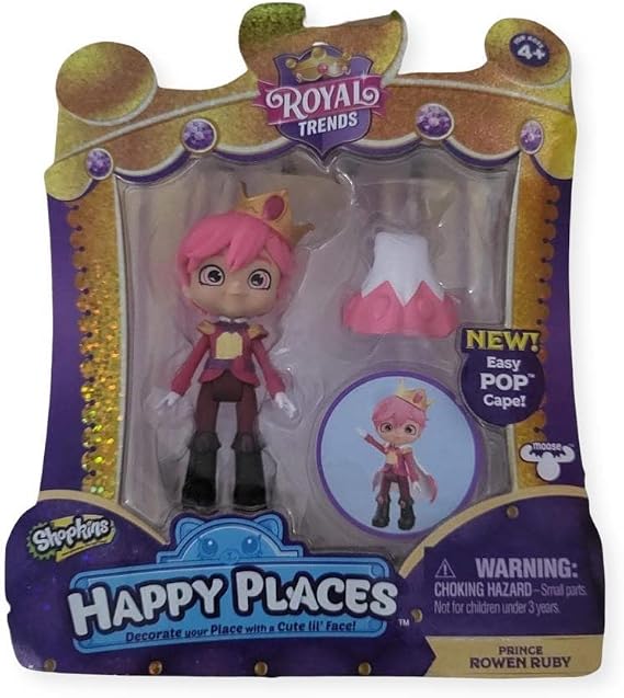 Shopkins Happy Places Royal Trends - Princess Beryl Doll & Easy Pop Skirt