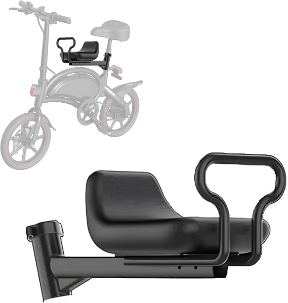 Front Child Bike Seat Kids Seat for Bikes Quick Release Children's Bicycle Seat Detachable Baby Chair Fits Folding Bikes Mountain E-Bike for Children 2-6 Years(Up to 80Lbs)