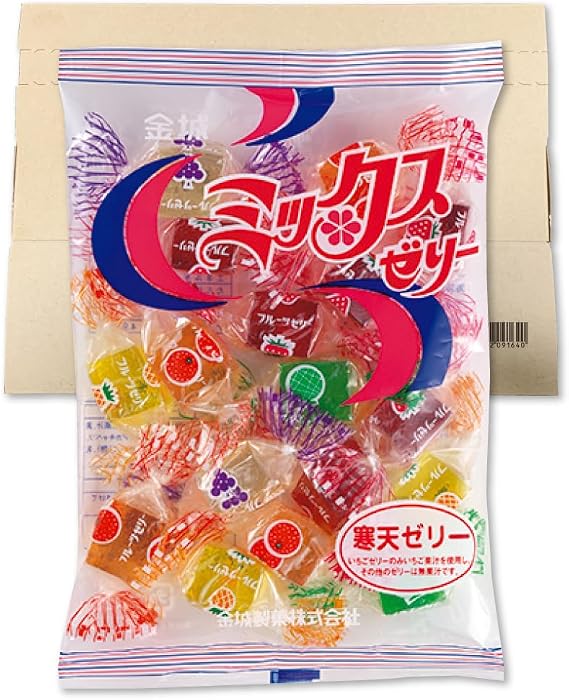 Kanejo Seika Mixed Jelly, 6.9 oz 175 g, PSJBOX Fruit Agar Jelly, Japanese Sweets