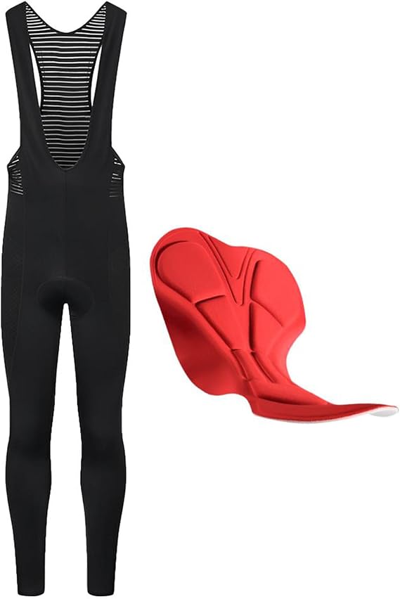 YKYWBIKE Men's Cycling Bib Pants - 4D Padded Resistant Bike Tights Bike Pants for Men Cycling Road Bicycle Tights Legging