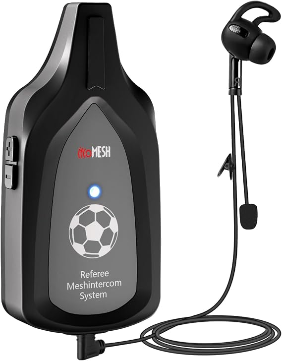 EJEAS F6 Mesh Intercom for Referee 6 People Communication System Waterproof Headset with Noise Cancellation & Strong Penetration