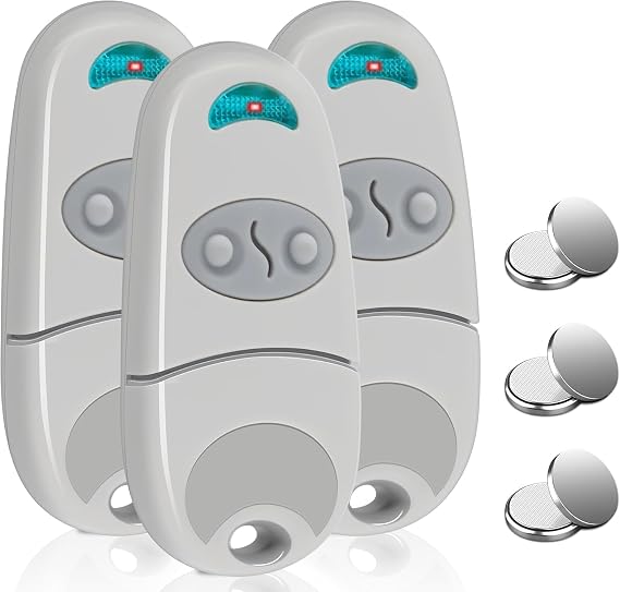 Gate Remote Control, 433.92MHz Universal Gate Remote Control,Compatible with Top 432EE, 432EV, 432NA, 432A, 432M, 432S, T432, 2 Channels (3)