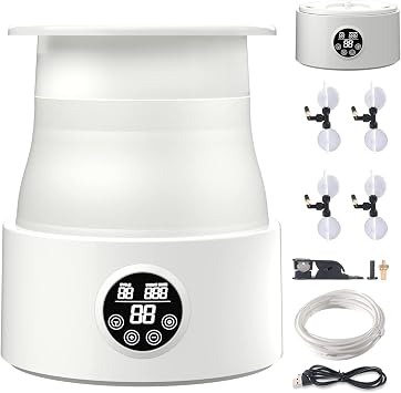 5L Foldable Automatic Reptile Mister with Timer, Fogger System with 360Adjustable Nozzles, Humidifier for Lizard, Snake, Amphibian, Frog, Plants, Terrarium
