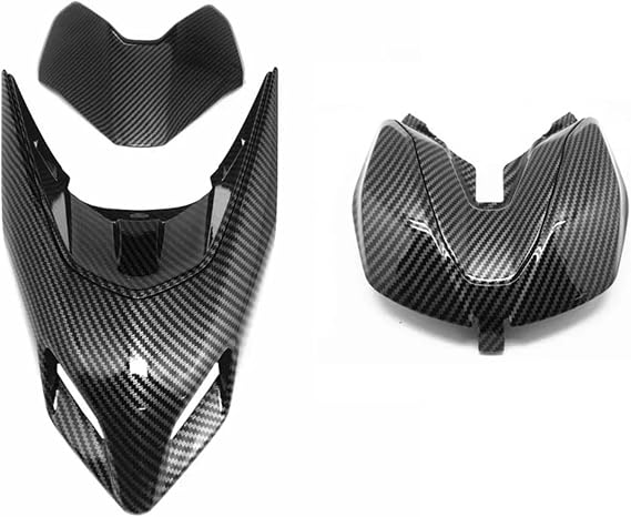 For Ducati Hypermotard 950 Motorcycle Body Frame Front Headlight & Rear Tail Seat Fairing Carbon Fiber Color