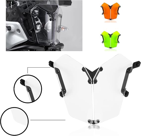 Motorcycle Headlight Protect Grill Cover