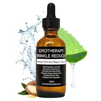 Peptide Face Serum Deep Moisturizer, Skin Glow, Create Firmer Skin and Cell Rehydration