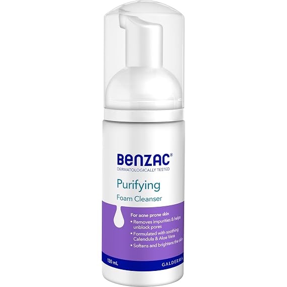 Benzac Daily Facial Foam Cleanser 130ml_AB