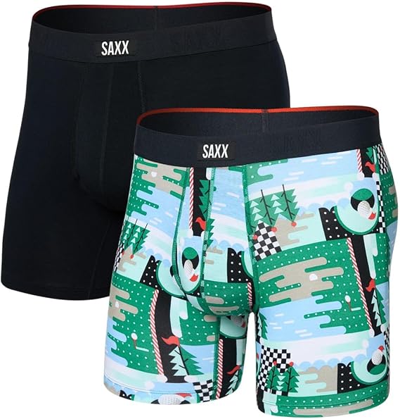 Underwear Co. Men's Vibe Xtra Soft Comfort Boxer Brief Fly 2-pack Boxer Briefs (pack of 2)