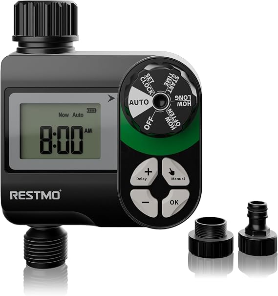 RESTMO Water Timers for Irrigation Sprinkler Timer