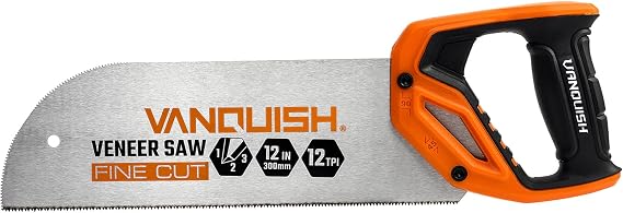 Vanquish Veneer Hand Saw for Wood Cutter/Pruning/Wood Working Carpentry Handsaw 003-0402