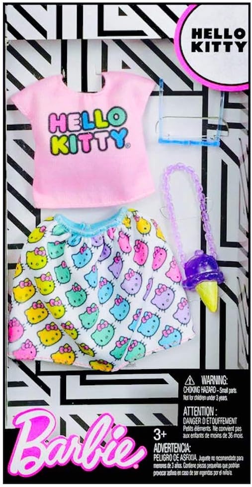 Barbie Clothes: Hello Kitty Outfit Doll & 2 Accessories