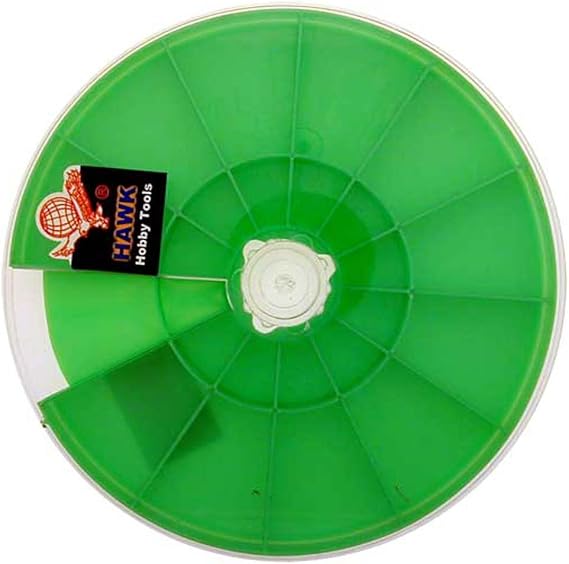 ToolUSA Rotating Bead Tray | Pack of 2 | 8" (20.3 cm) Diameter x 1" (2.5 cm) Thickness | Efficient Bead Organization for Crafters